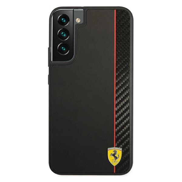 Ferrari FESAXHCS22MBK S22+ S906 black/black hardcase On Track Carbon Stripeeng
