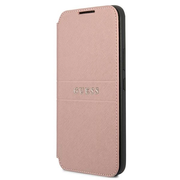 Guess GUBKS22MPSASBPI S22+ S906 pink/pink book Saffiano Stripeseng