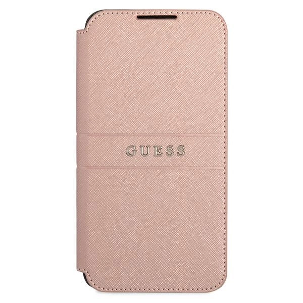 Guess GUBKS22MPSASBPI S22+ S906 pink/pink book Saffiano Stripeseng