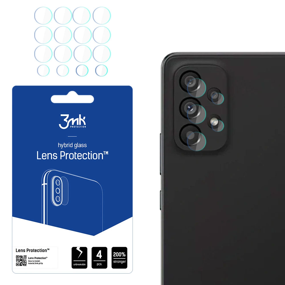 3MK Lens Protect Sam A53 5G A536 Camera lens protection 4 pcseng