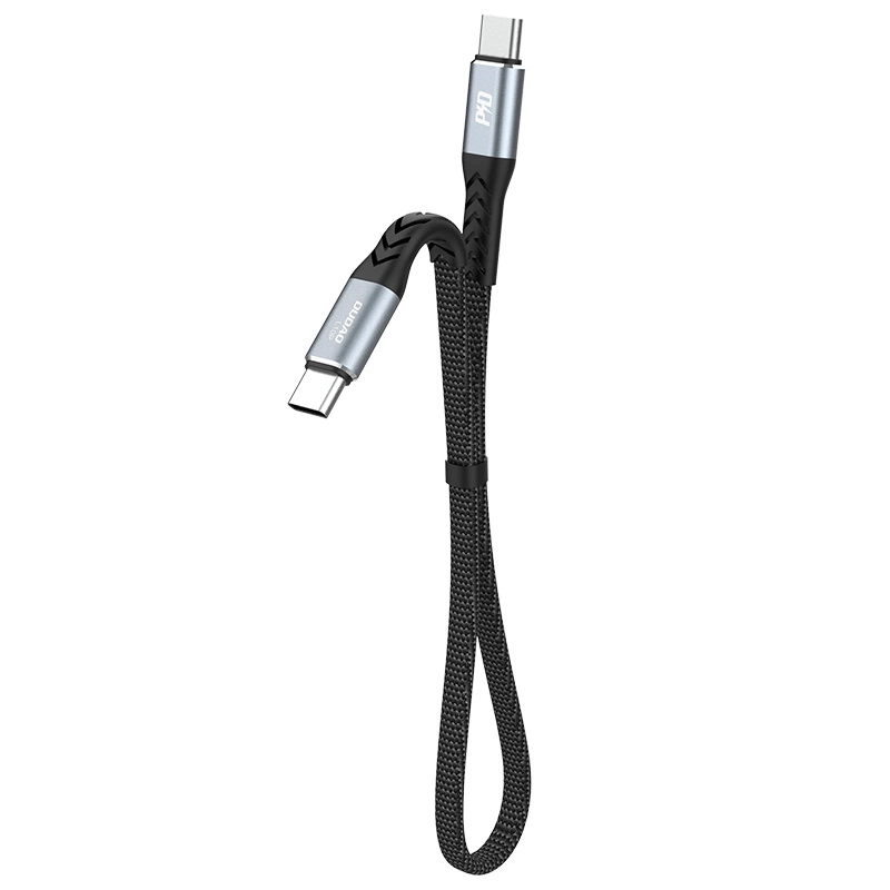 Dudao L10C USB-C - USB-C PD cable 100W 5A 0.23m - blackeng
