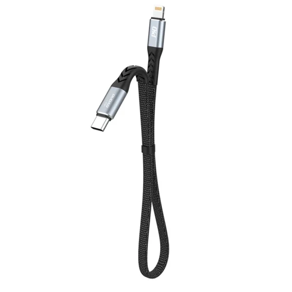Dudao L10P Lightning - USB-C PD 20W cable 0.23m - blackeng