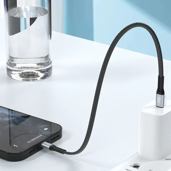 Dudao L10P Lightning - USB-C PD 20W cable 0.23m - blackeng