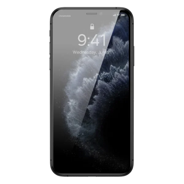 Baseus Privacy Anti Spy tempered glass for iPhone 11 Pro Max / iPhone XS Max with positionereng