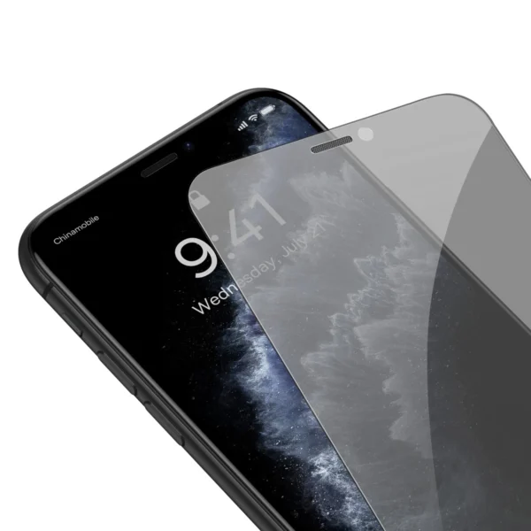 Baseus Privacy Anti Spy tempered glass for iPhone 11 Pro Max / iPhone XS Max with positionereng