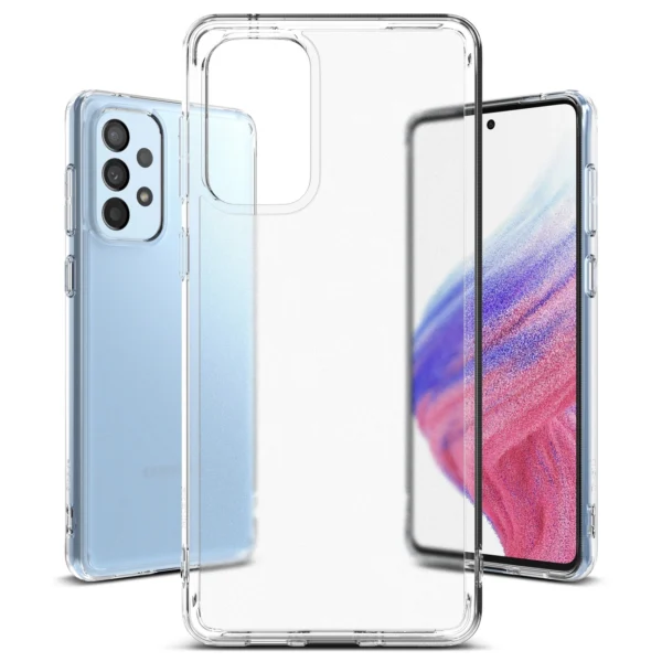 Ringke Fusion Matte PC Case Cover with Samsung Galaxy A53 5G Gel Frame Translucent ()eng