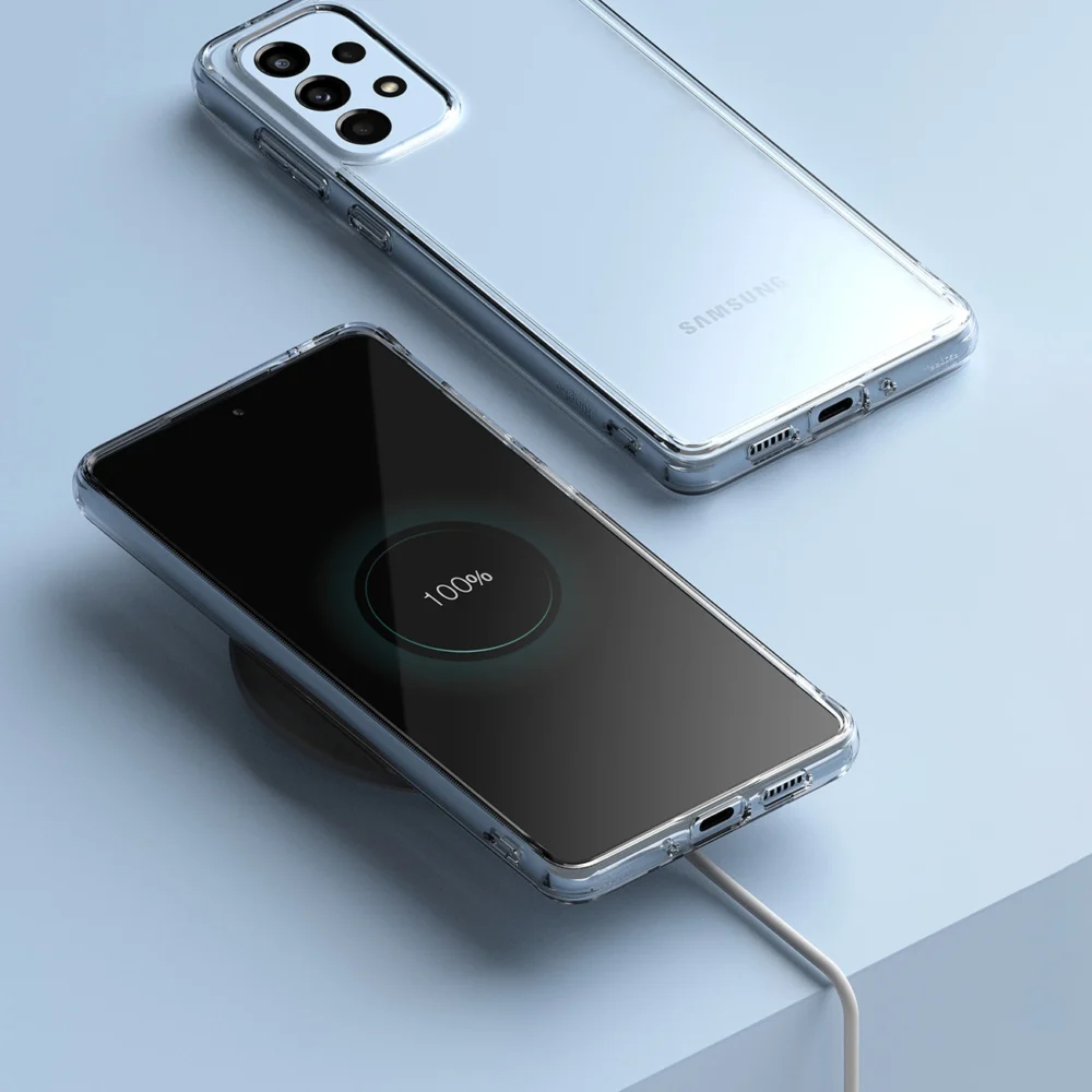 Ringke Fusion tpu case with frame for Samsung galaxy a73 transparenteng