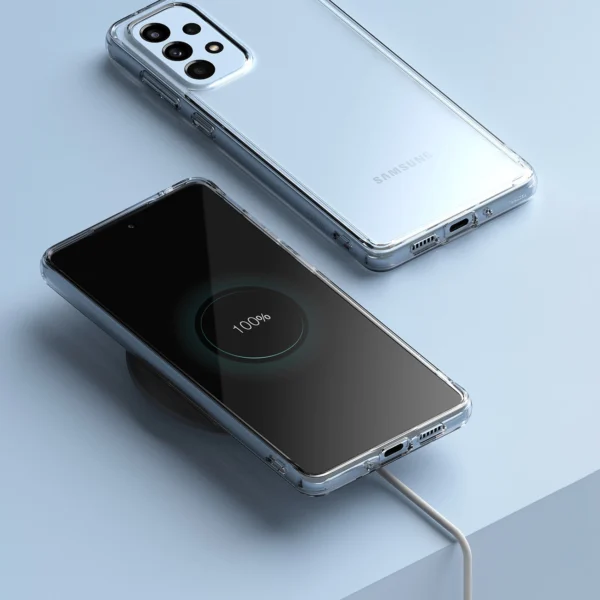 Ringke Fusion tpu case with frame for Samsung galaxy a73 transparenteng