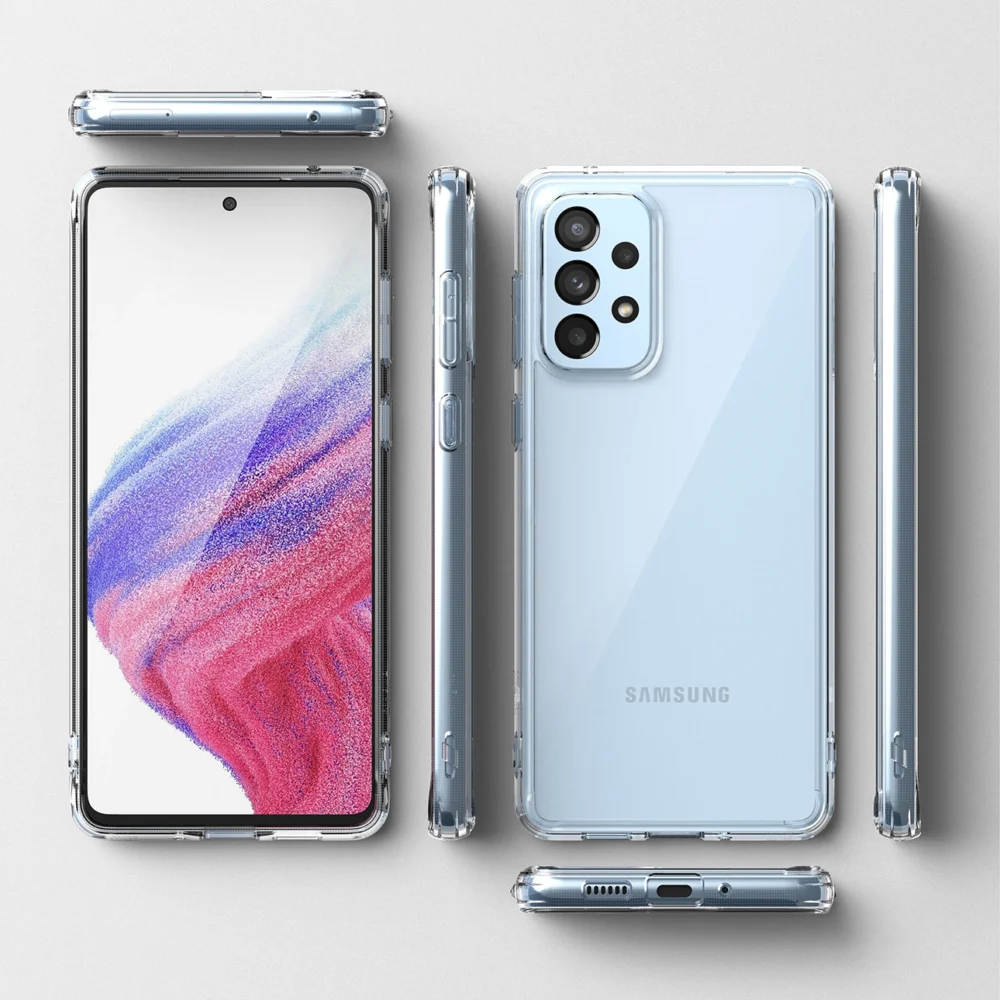 Ringke Fusion tpu case with frame for Samsung galaxy a73 transparenteng