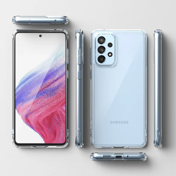 Ringke Fusion tpu case with frame for Samsung galaxy a73 transparenteng