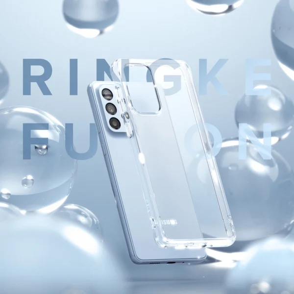 Ringke Fusion tpu case with frame for Samsung galaxy a73 transparenteng