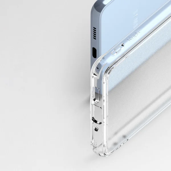 Ringke Fusion Matte tpu case with a translucent Samsung Galaxy A73 gel frameeng