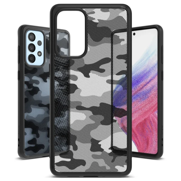 Ringke Fusion Matte tpu case with frame for Samsung Galaxy A73 blackeng