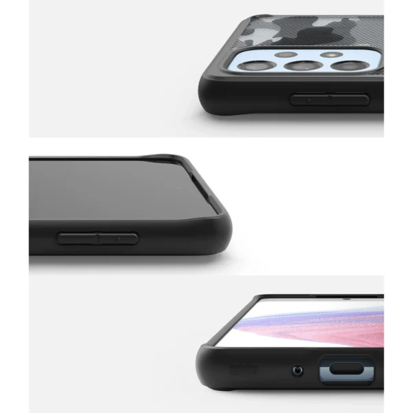 Ringke Fusion Matte tpu case with frame for Samsung Galaxy A73 blackeng