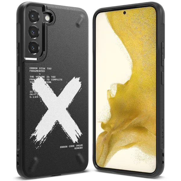 Ringke Onyx Design Durable Cover Case for Samsung Galaxy S22 + (S22 Plus) black (X) ()eng