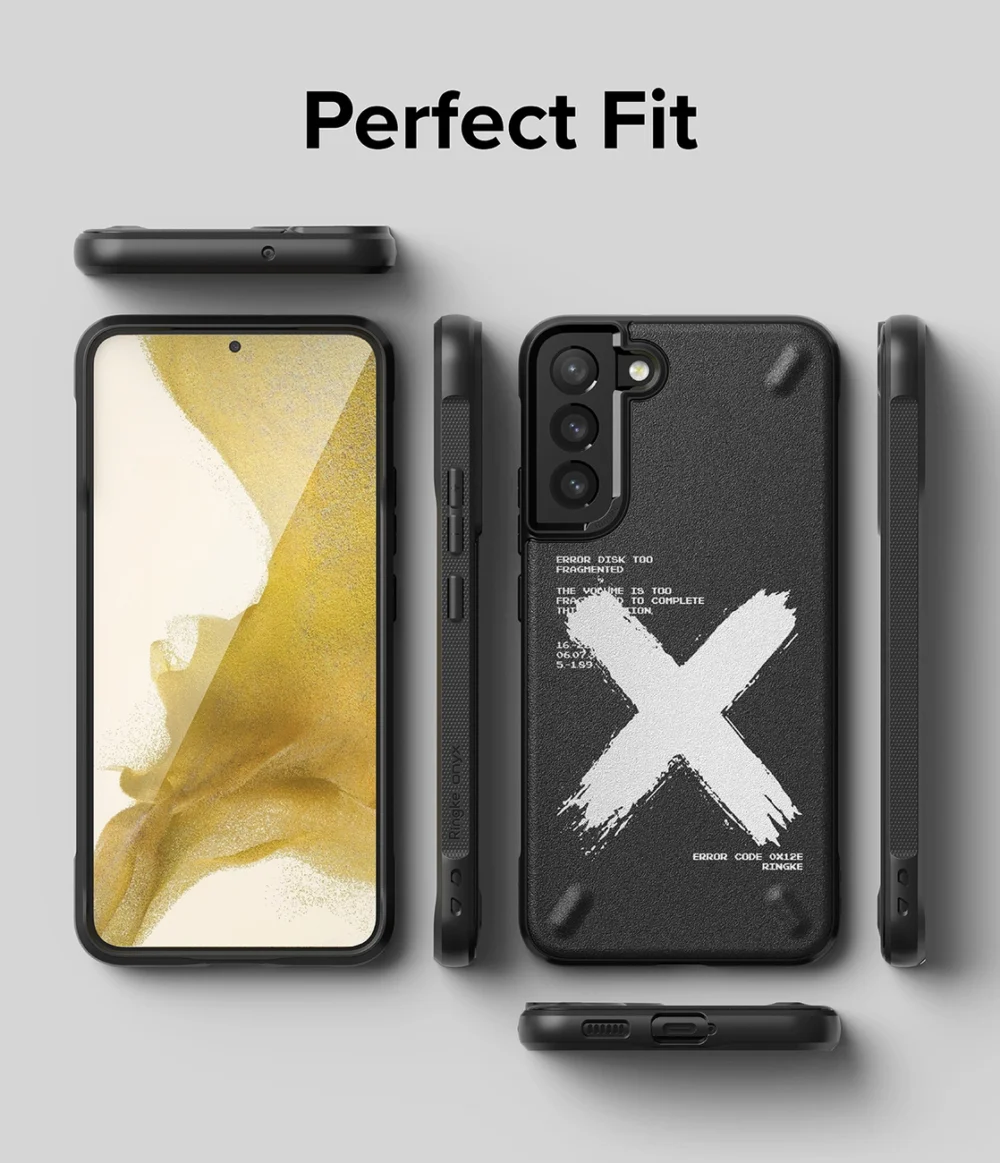 Ringke Onyx Design Durable Cover Case for Samsung Galaxy S22 + (S22 Plus) black (X) ()eng
