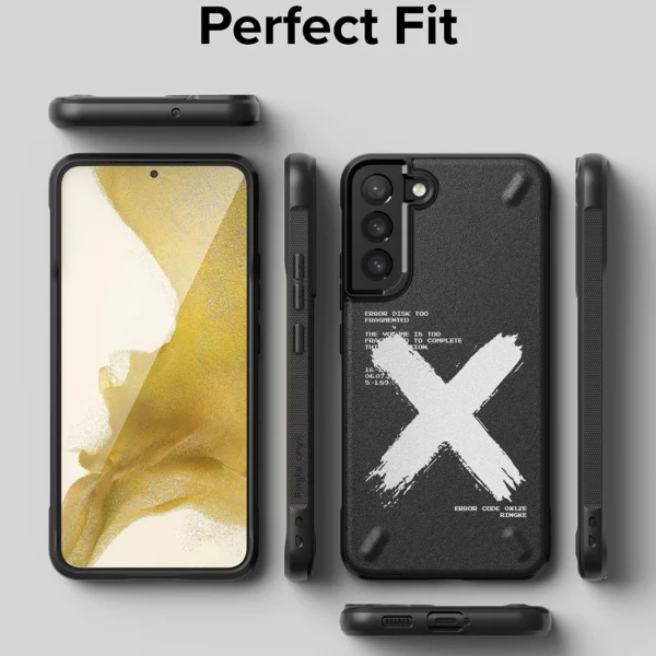 Ringke Onyx Design Durable Cover Case for Samsung Galaxy S22 + (S22 Plus) black (X) ()eng