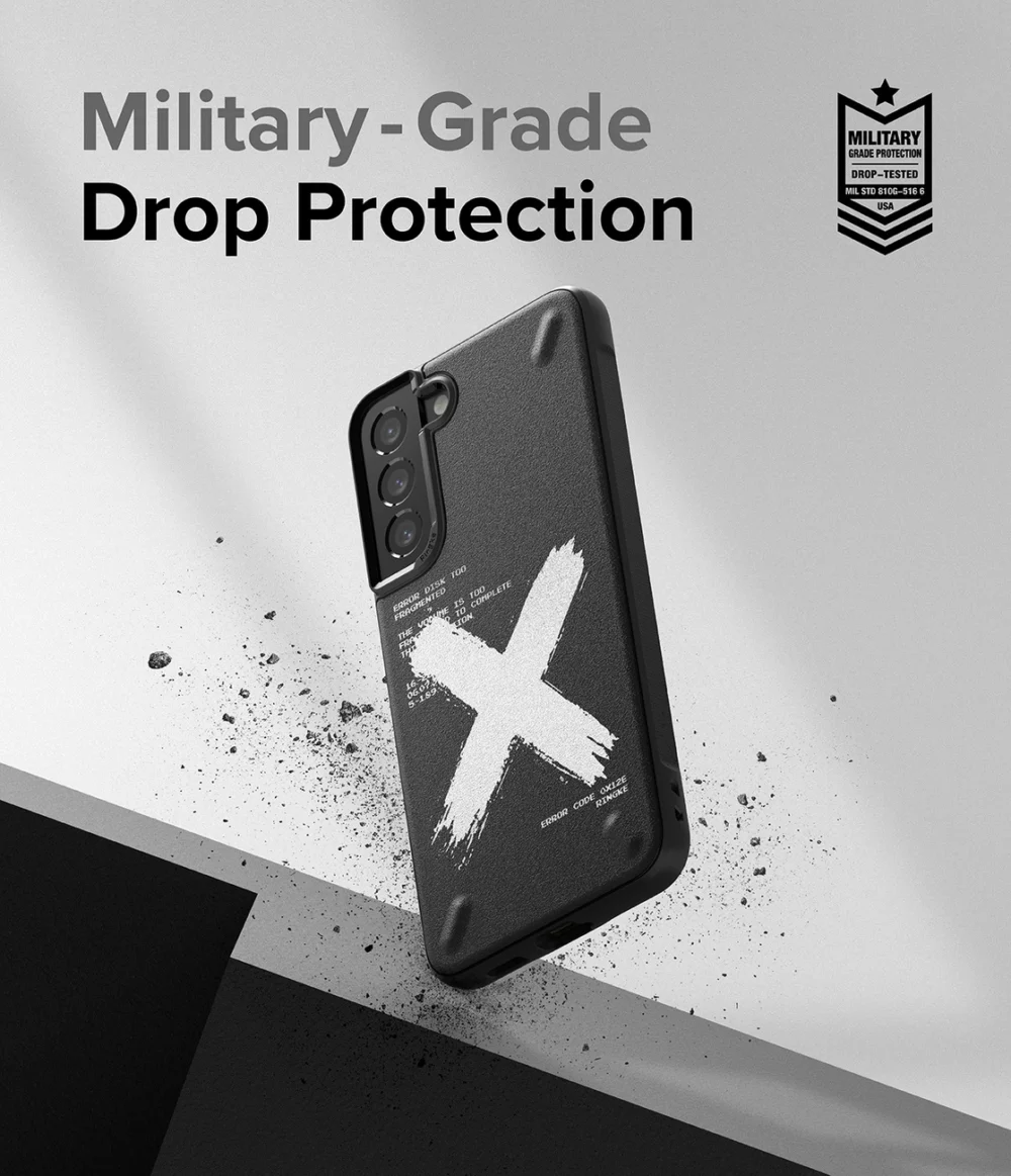 Ringke Onyx Design Durable Cover Case for Samsung Galaxy S22 + (S22 Plus) black (X) ()eng