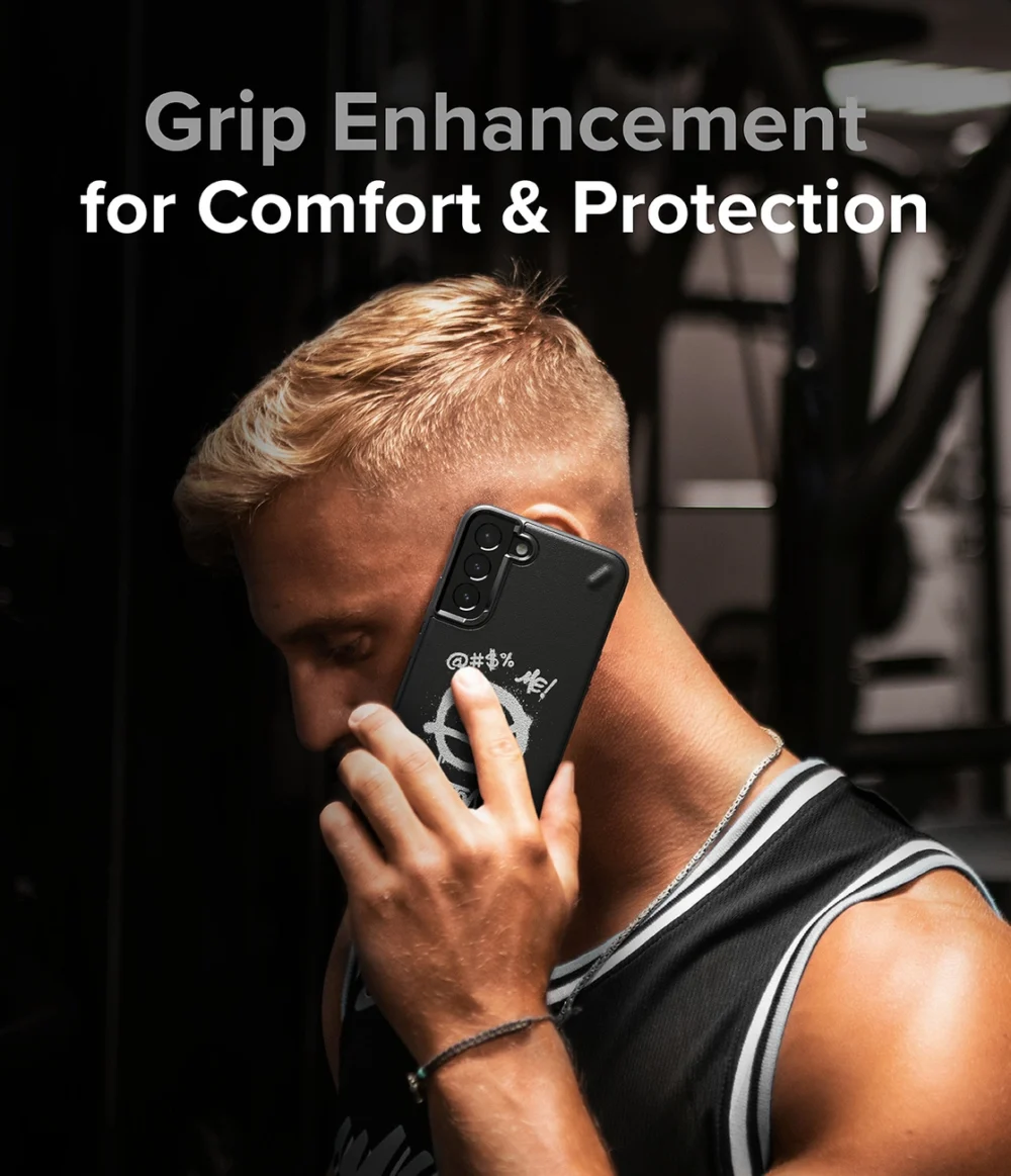 Ringke Onyx Design Durable TPU Cover for Samsung Galaxy S22 + (S22 Plus) black (Graffiti) ()eng