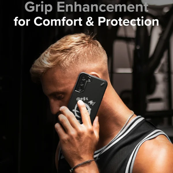 Ringke Onyx Design Durable TPU Cover for Samsung Galaxy S22 + (S22 Plus) black (Graffiti) ()eng