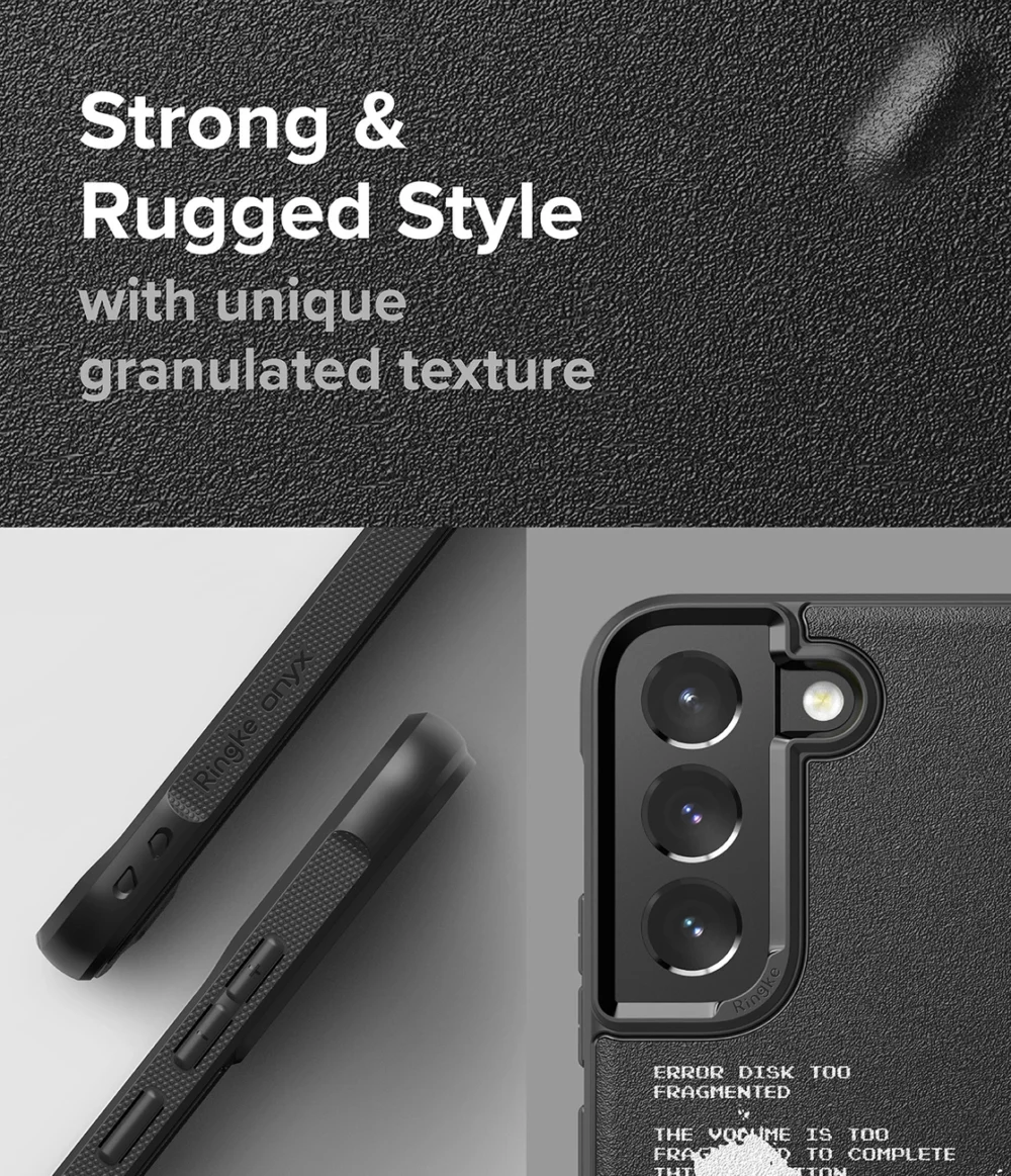Ringke Onyx Design Durable TPU Cover for Samsung Galaxy S22 + (S22 Plus) black (Graffiti) ()eng