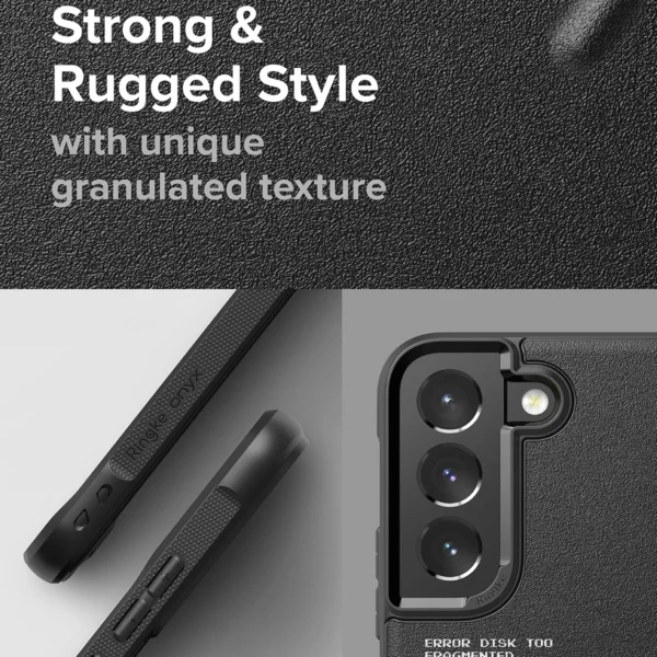 Ringke Onyx Design Durable TPU Cover for Samsung Galaxy S22 + (S22 Plus) black (Graffiti) ()eng