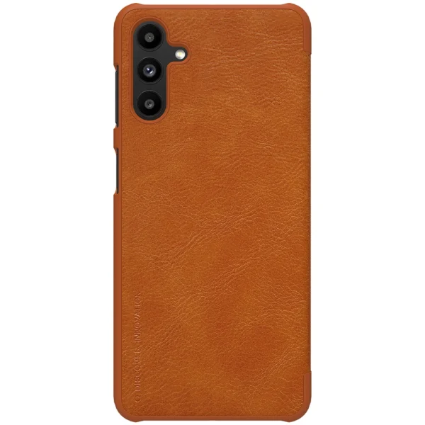 Nillkin Qin leather holster case for Samsung Galaxy A13 5G browneng