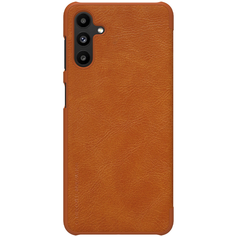 Nillkin Qin leather holster case for Samsung Galaxy A13 5G browneng