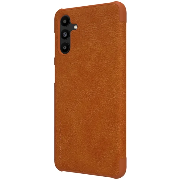 Nillkin Qin leather holster case for Samsung Galaxy A13 5G browneng