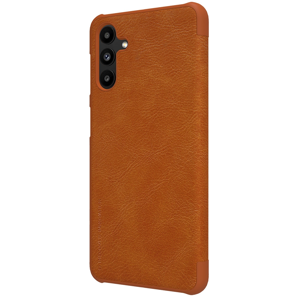 Nillkin Qin leather holster case for Samsung Galaxy A13 5G browneng