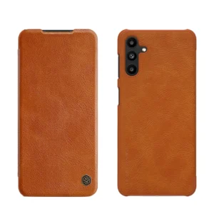 Nillkin Qin leather holster case for Samsung Galaxy A13 5G browneng