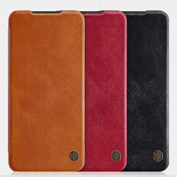 Nillkin Qin leather holster case for Samsung Galaxy A13 5G browneng