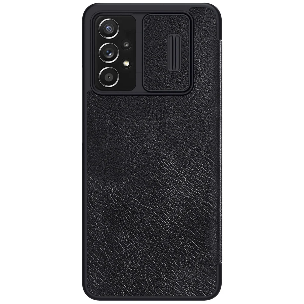 Nillkin Qin leather holster case for Samsung Galaxy A73 blackeng