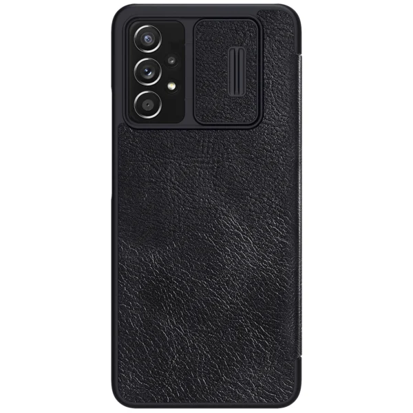 Nillkin Qin leather holster case for Samsung Galaxy A73 blackeng
