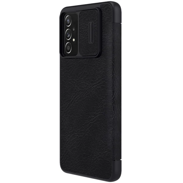 Nillkin Qin leather holster case for Samsung Galaxy A73 blackeng
