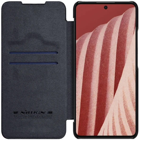 Nillkin Qin leather holster case for Samsung Galaxy A73 blackeng