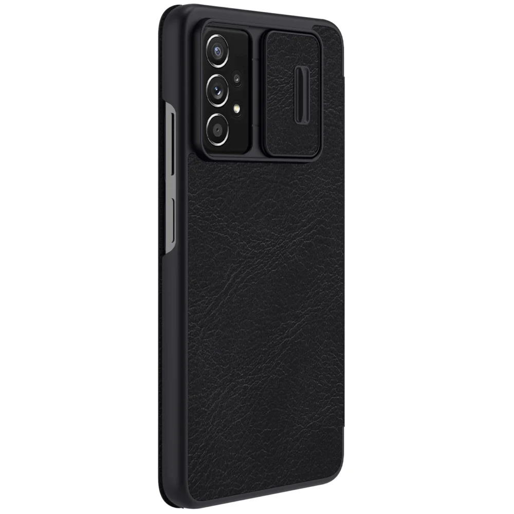 Nillkin Qin leather holster case for Samsung Galaxy A73 blackeng