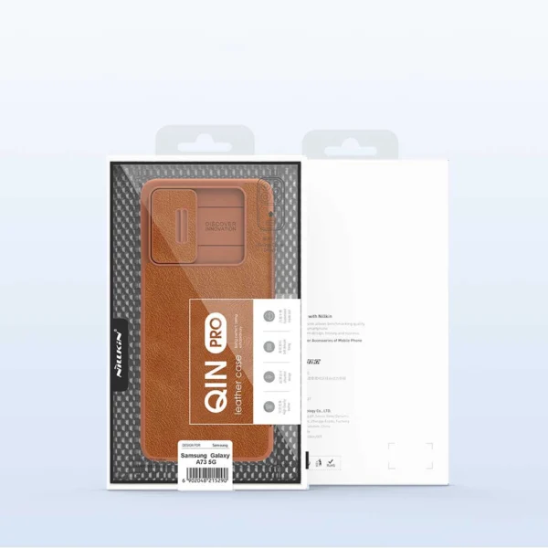 Nillkin Qin leather holster case for Samsung Galaxy A73 redeng
