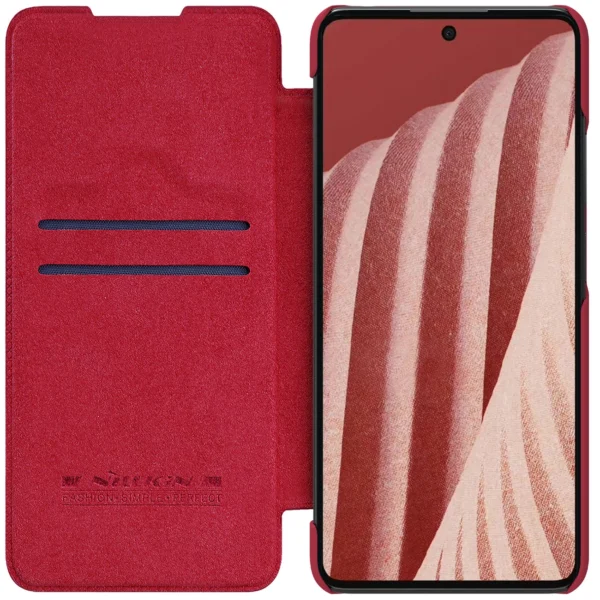 Nillkin Qin leather holster case for Samsung Galaxy A73 redeng