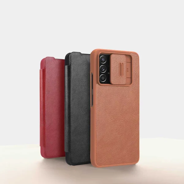 Nillkin Qin leather holster case for Samsung Galaxy A73 redeng