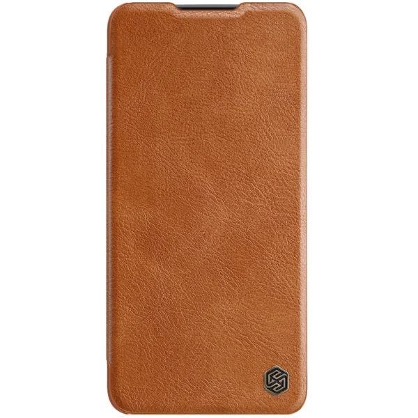 Nillkin Qin leather holster case for Samsung Galaxy A73 browneng