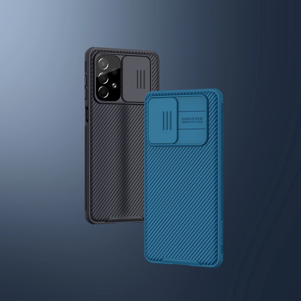 Nillkin CamShield Pro Case Armored Case Cover Camera Protector for Samsung Galaxy A73 Blueeng