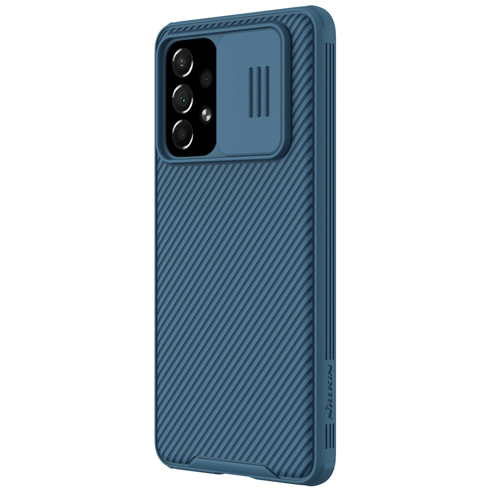 Nillkin CamShield Pro Case Armored Case Cover Camera Protector for Samsung Galaxy A73 Blueeng