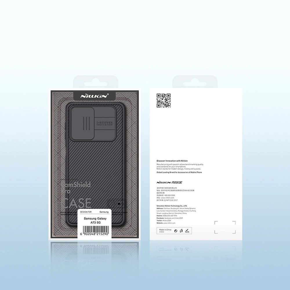 Nillkin CamShield Pro Case Armored Case Cover Camera Protector for Samsung Galaxy A73 Blueeng