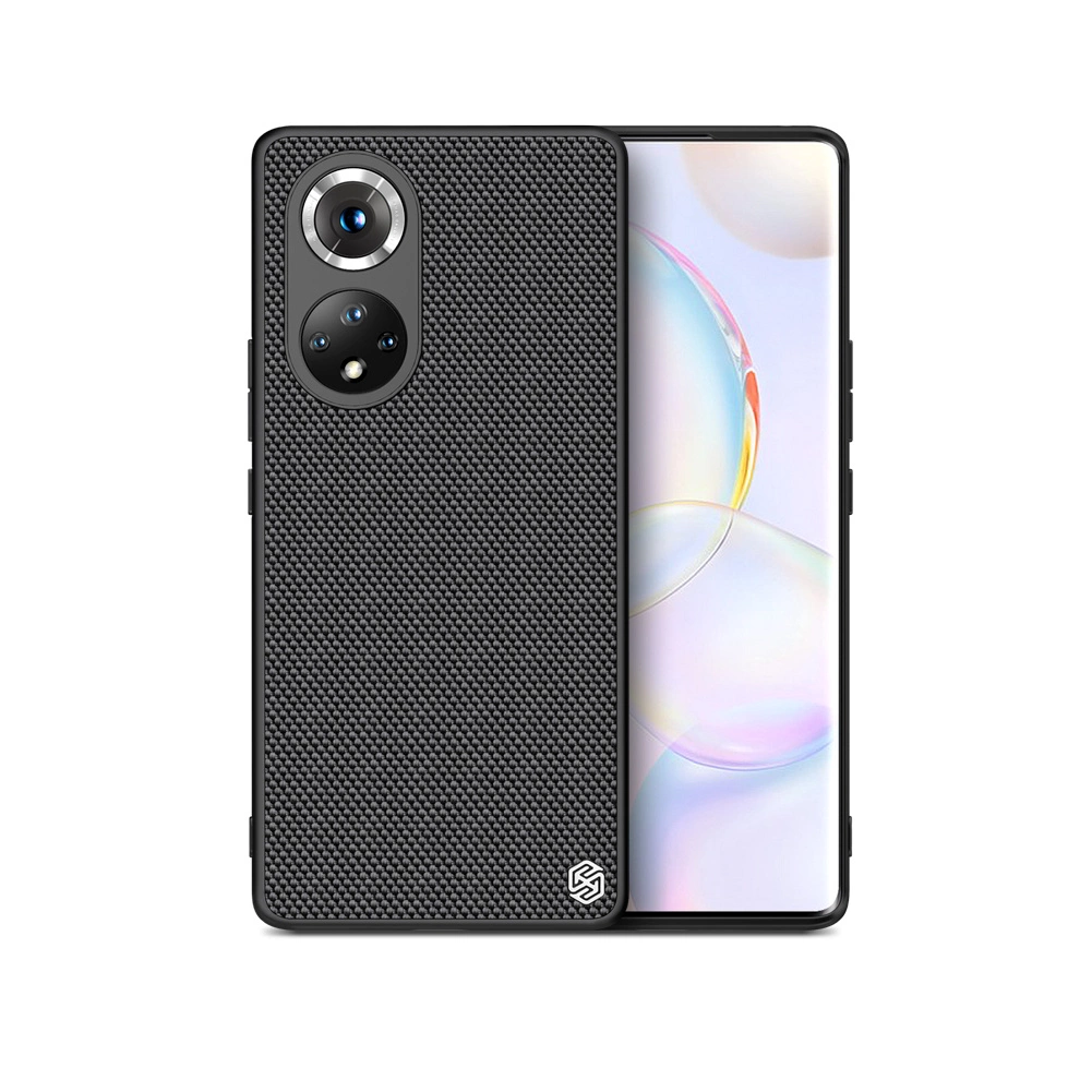 Nillkin Textured Case durable reinforced case with gel frame and nylon back for Honor 50 Pro blackeng