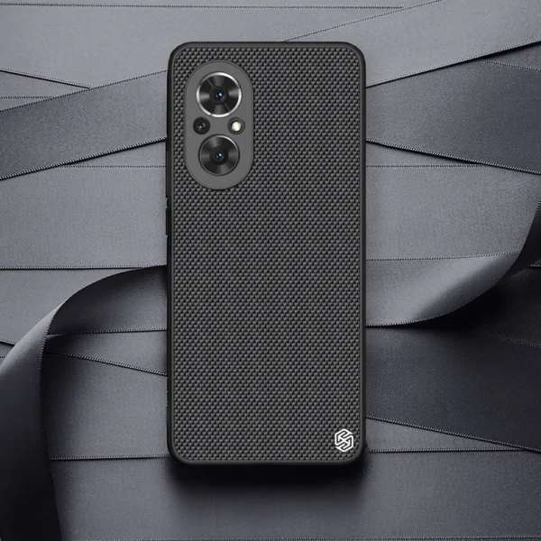 Nillkin Textured Case durable reinforced case with gel frame and nylon back for Honor 50 SE blackeng