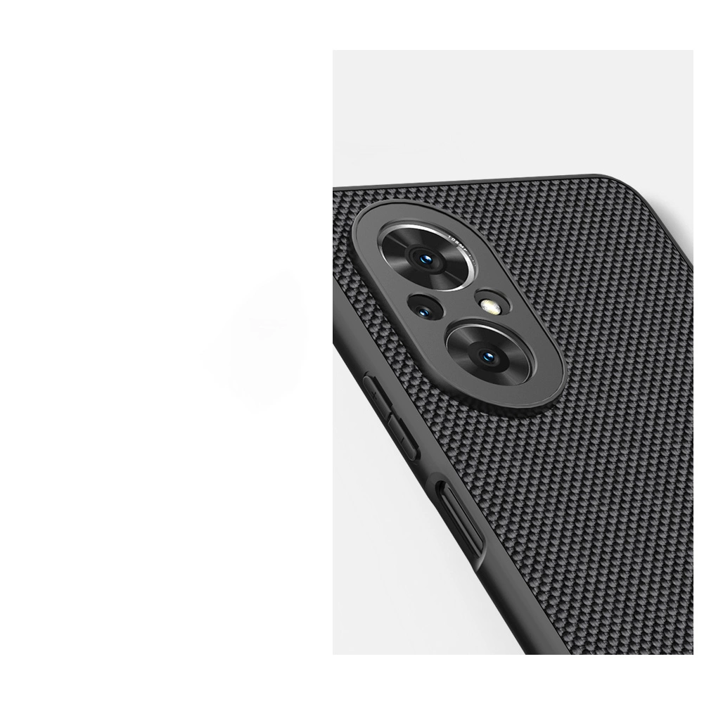 Nillkin Textured Case durable reinforced case with gel frame and nylon back for Honor 50 SE blackeng