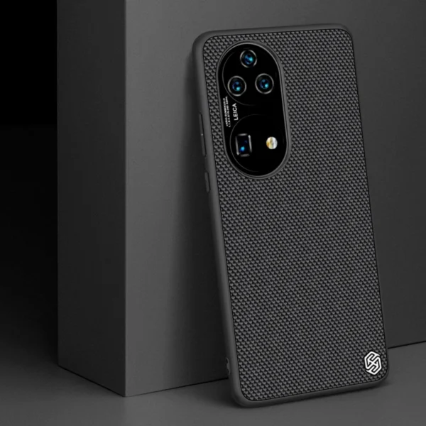 Nillkin Textured Case a durable reinforced case with a gel frame and nylon on the back Huawei P50 Pro blackeng