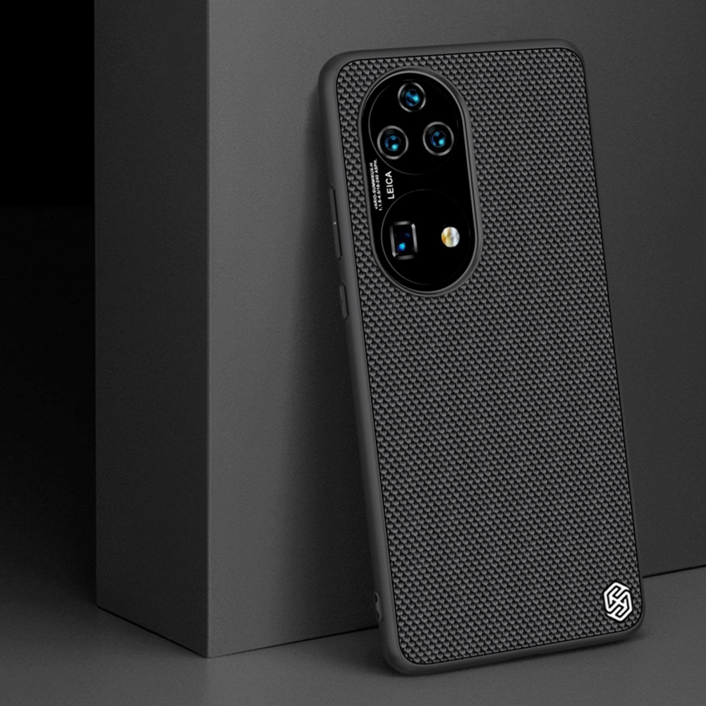 Nillkin Textured Case a durable reinforced case with a gel frame and nylon on the back Huawei P50 Pro blackeng