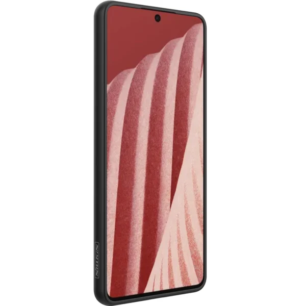 Nillkin Textured Case durable reinforced case with gel frame and nylon back for Samsung Galaxy A73 blackeng